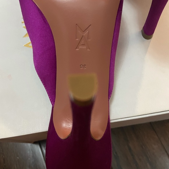 Amina Muaddi Begum Satin - Picture 4 of 9